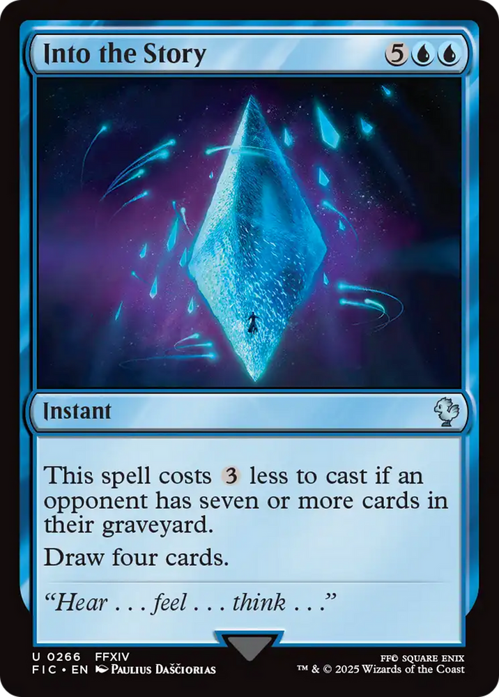 Into the Story [FINAL FANTASY Commander] Magic: The Gathering