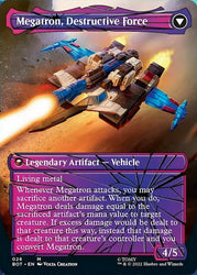 Megatron, Tyrant // Megatron, Destructive Force (Shattered Glass) [Transformers] Magic: The Gathering