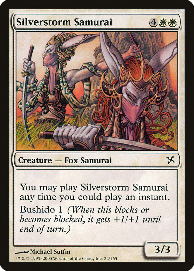 Silverstorm Samurai [Betrayers of Kamigawa] Magic: The Gathering