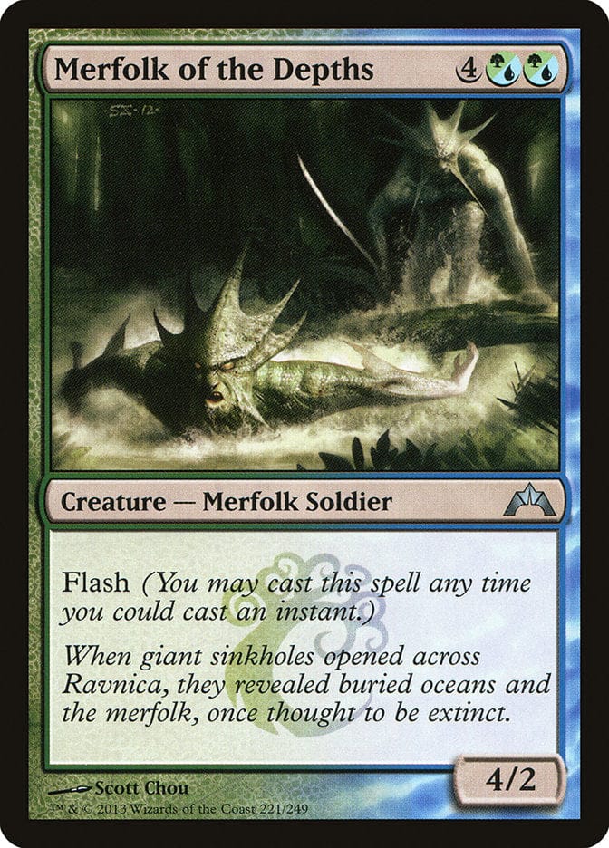 Merfolk of the Depths [Gatecrash] Magic: The Gathering