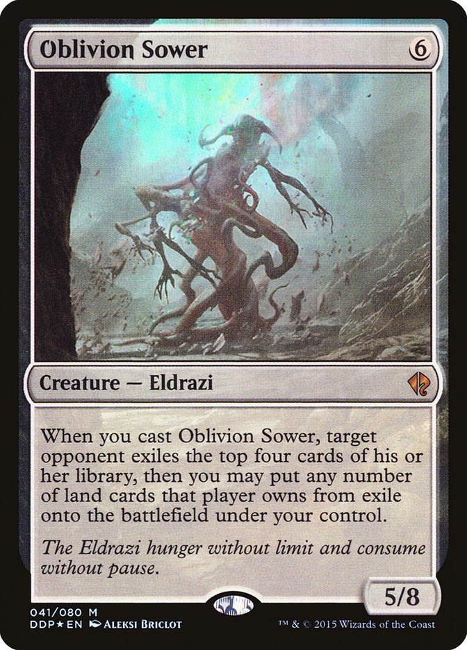 Oblivion Sower [Duel Decks: Zendikar vs. Eldrazi] Magic: The Gathering