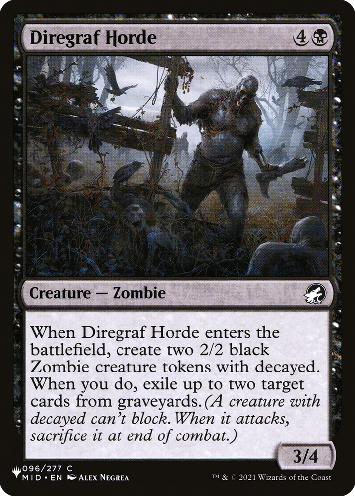 Diregraf Horde [The List] Magic: The Gathering