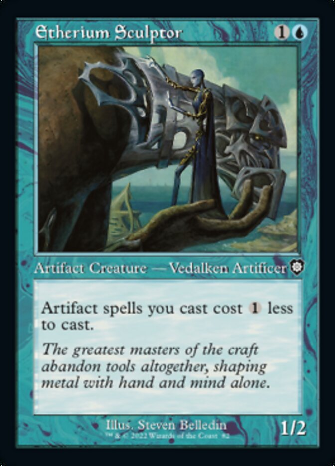 Etherium Sculptor (Retro) [The Brothers' War Commander] Magic: The Gathering