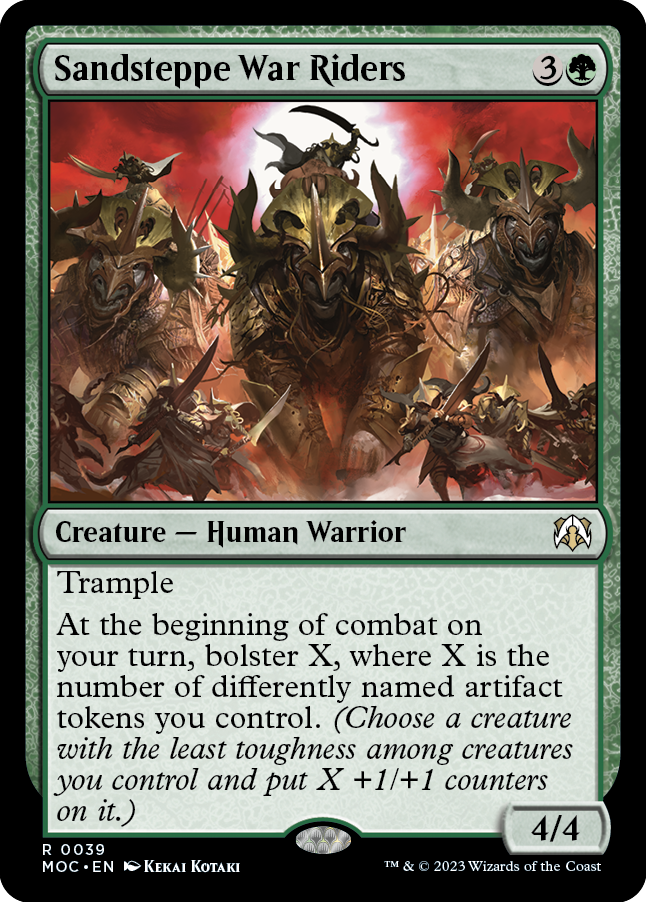 Sandsteppe War Riders [March of the Machine Commander] Magic: The Gathering