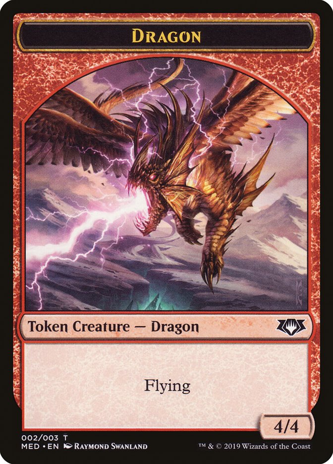Dragon Token [Mythic Edition Tokens] Magic: The Gathering