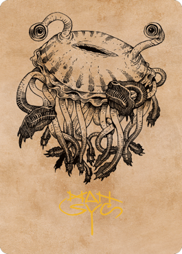 Gluntch, the Bestower Art Card (Gold-Stamped Signature) [Commander Legends: Battle for Baldur's Gate Art Series] Magic: The Gathering