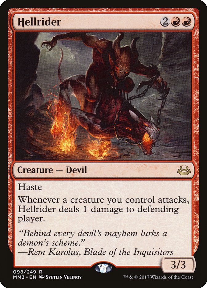 Hellrider [Modern Masters 2017] Magic: The Gathering