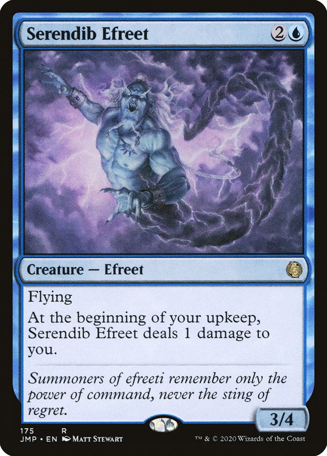 Serendib Efreet [Jumpstart] Magic: The Gathering