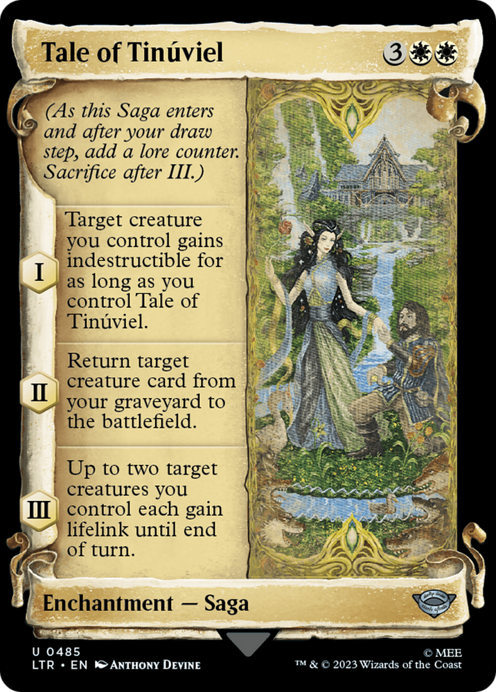 Tale of Tinuviel [The Lord of the Rings: Tales of Middle-Earth Showcase Scrolls] Magic: The Gathering