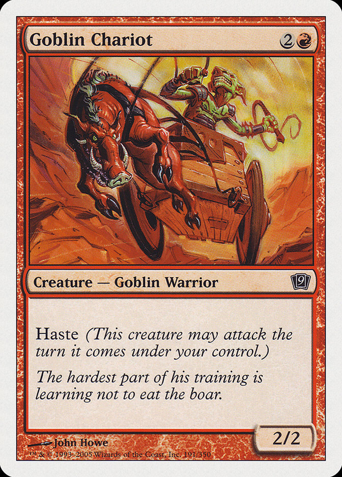 Goblin Chariot [Ninth Edition] Magic: The Gathering