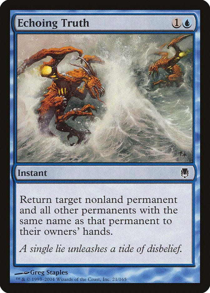 Echoing Truth [Darksteel] Magic: The Gathering