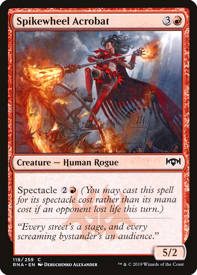 Spikewheel Acrobat [Ravnica Allegiance] Magic: The Gathering