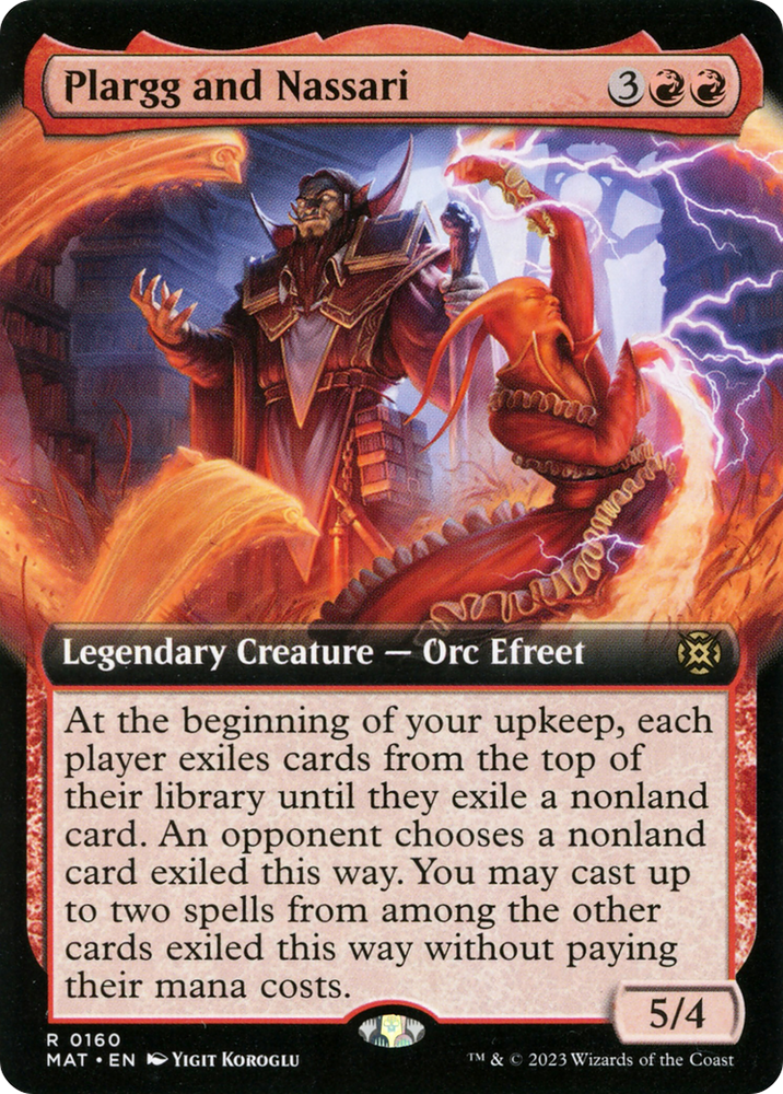 Plargg and Nassari (Extended Art) [March of the Machine: The Aftermath] Magic: The Gathering