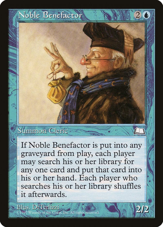 Noble Benefactor [Weatherlight] Magic: The Gathering