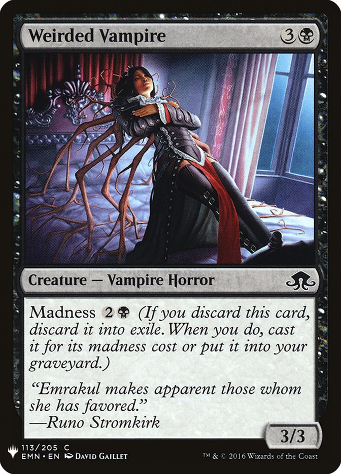 Weirded Vampire [Mystery Booster] Magic: The Gathering