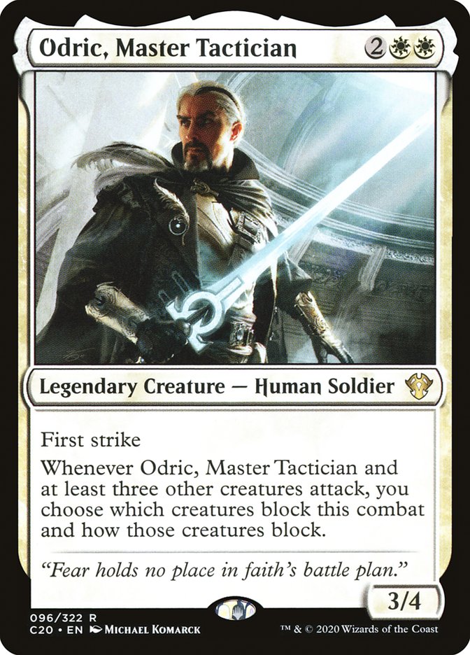 Odric, Master Tactician [Commander 2020] Magic: The Gathering