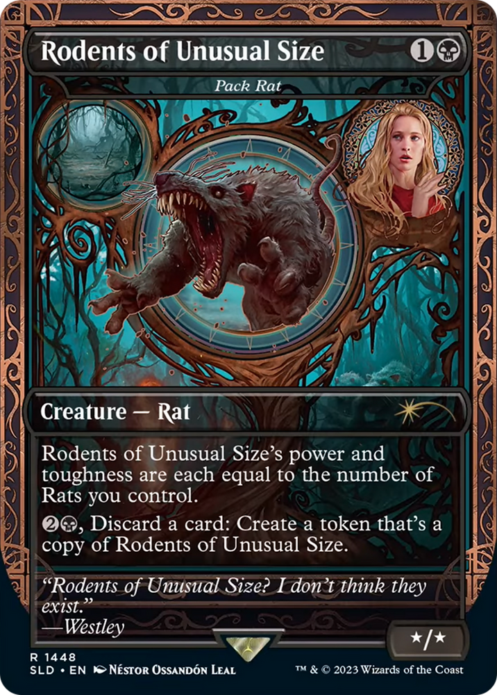 Rodents of Unusual Size - Pack Rat [Secret Lair Drop Series] Magic: The Gathering