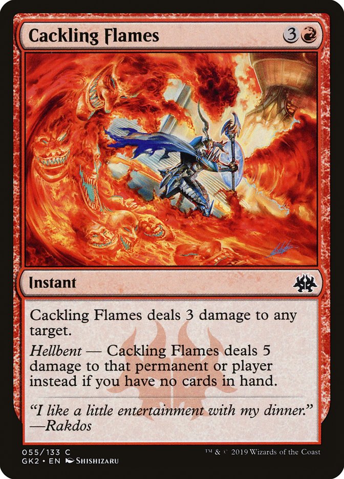 Cackling Flames [Ravnica Allegiance Guild Kit] Magic: The Gathering