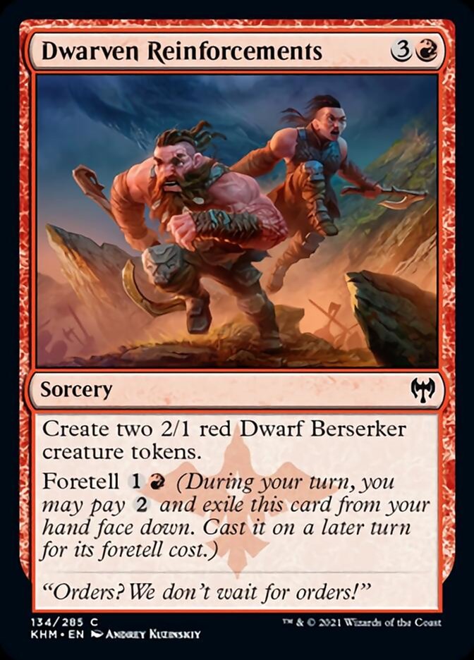Dwarven Reinforcements [Kaldheim] Magic: The Gathering