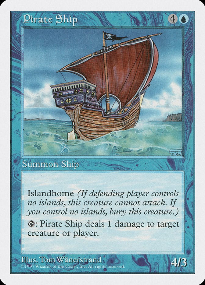 Pirate Ship [Fifth Edition] Magic: The Gathering