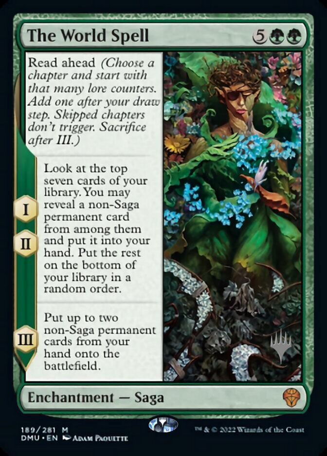 The World Spell (Promo Pack) [Dominaria United Promos] Magic: The Gathering