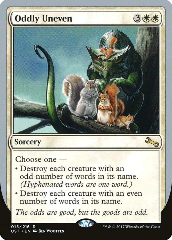 Oddly Uneven [Unstable] Magic: The Gathering