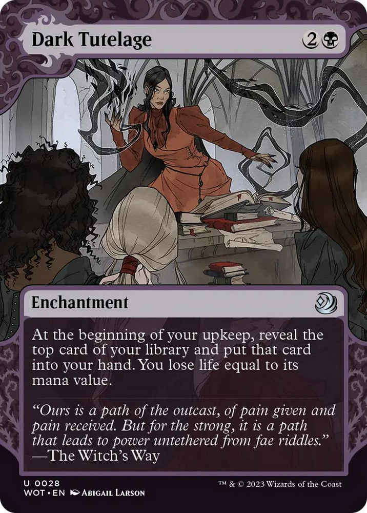 Dark Tutelage [Wilds of Eldraine: Enchanting Tales] Magic: The Gathering