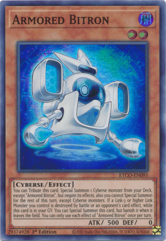 Armored Bitron [ETCO-EN095] Super Rare - Yugioh Cards For Your TCG Needs!