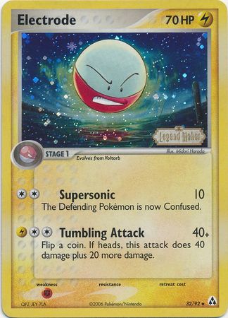 Electrode (32/92) (Stamped) [EX: Legend Maker] Pokémon