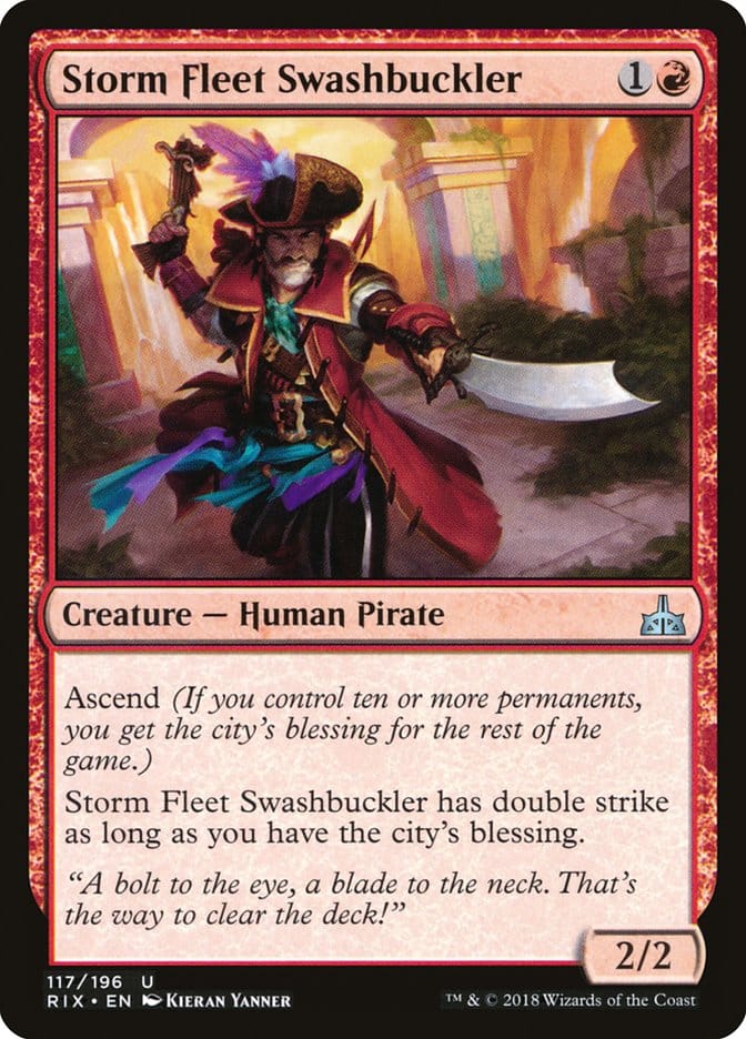 Storm Fleet Swashbuckler [Rivals of Ixalan] Magic: The Gathering