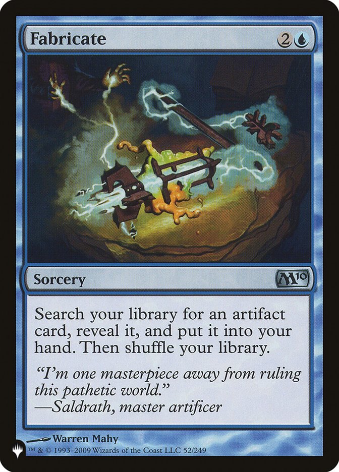 Fabricate [The List] Magic: The Gathering