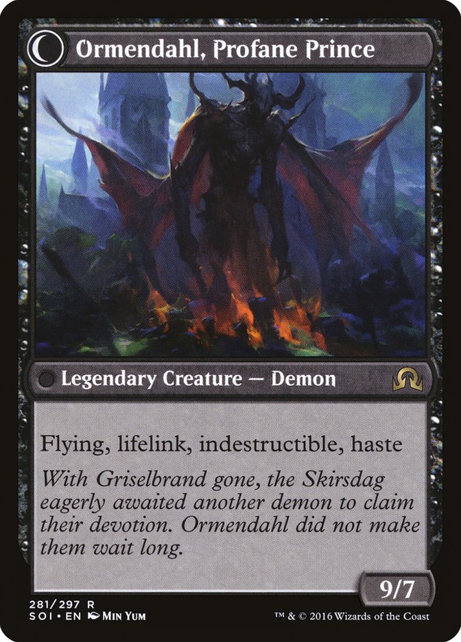 Westvale Abbey // Ormendahl, Profane Prince [Shadows over Innistrad] Magic: The Gathering