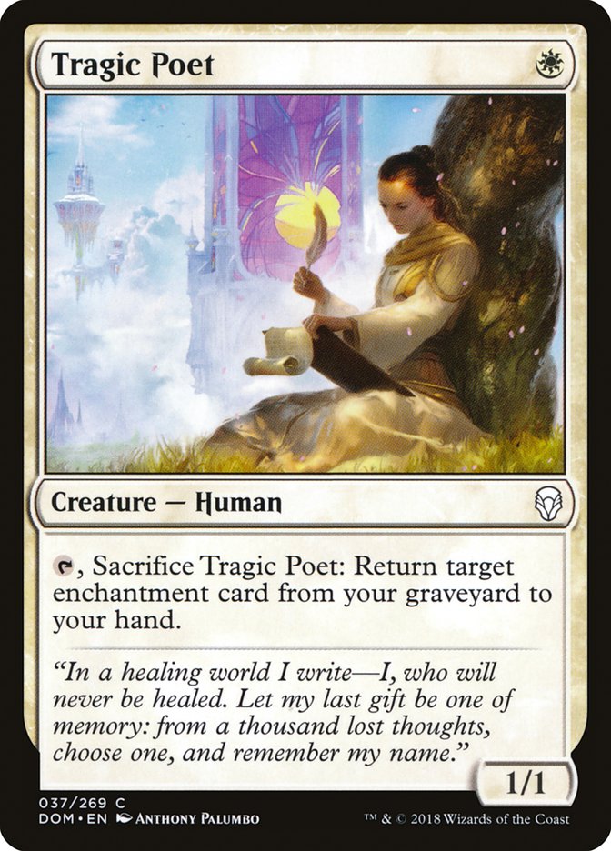 Tragic Poet [Dominaria] Magic: The Gathering
