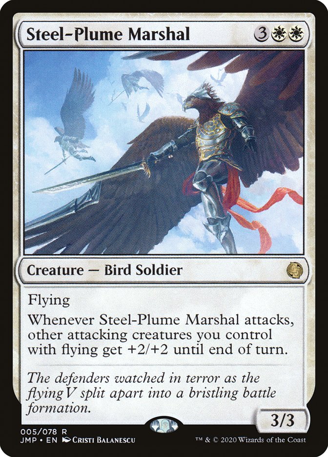 Steel-Plume Marshal [Jumpstart] Magic: The Gathering