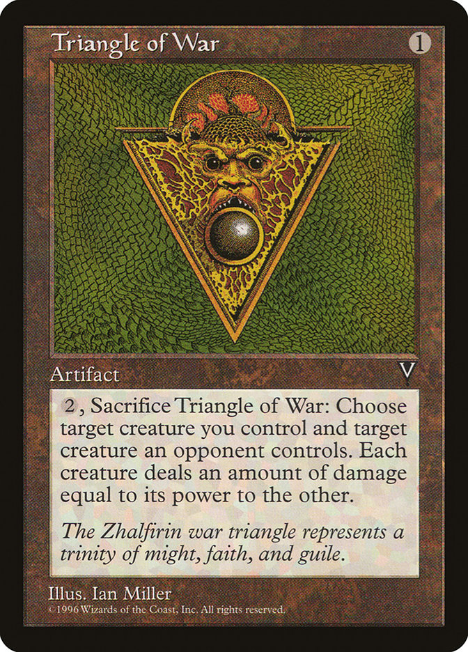 Triangle of War [Visions] Magic: The Gathering