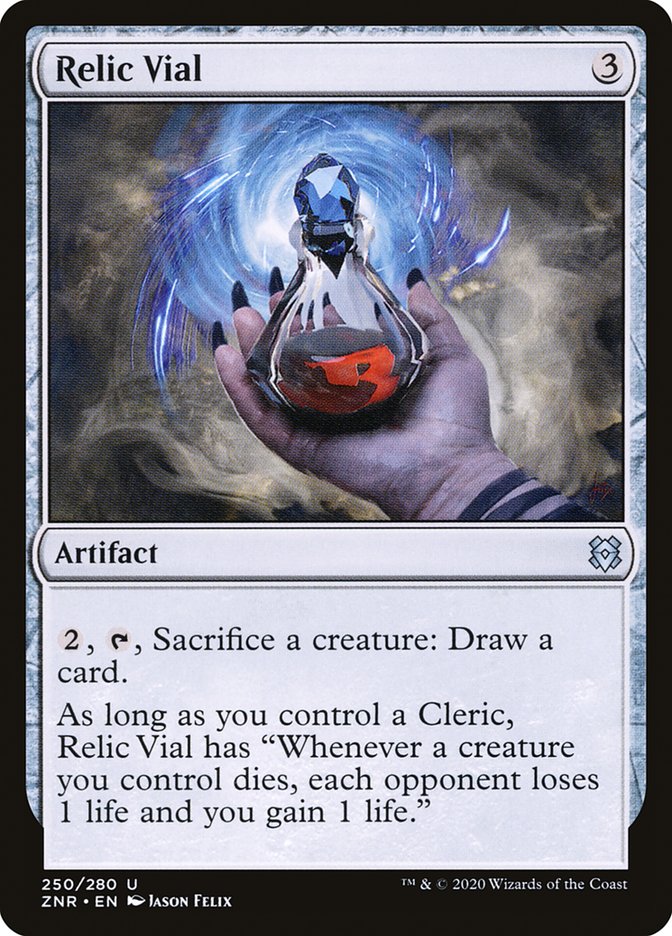 Relic Vial [Zendikar Rising] Magic: The Gathering