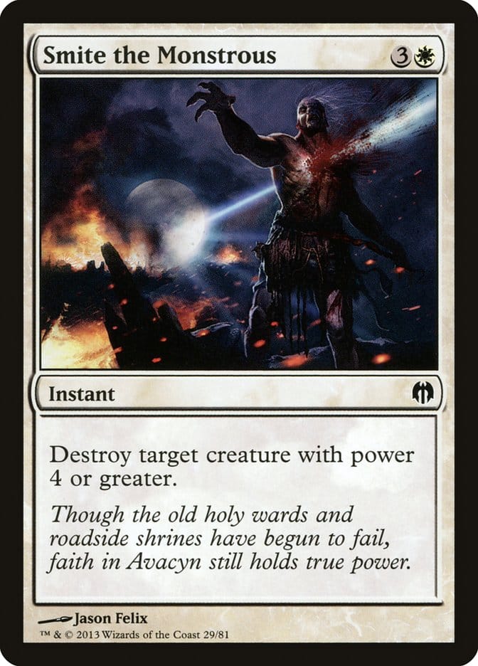 Smite the Monstrous [Duel Decks: Heroes vs. Monsters] Magic: The Gathering