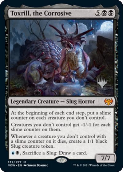 Toxrill, the Corrosive (Promo Pack) [Innistrad: Crimson Vow Promos] Magic: The Gathering