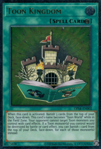 Toon Kingdom [OP14-EN002] Ultimate Rare - Yugioh Cards For Your TCG Needs!