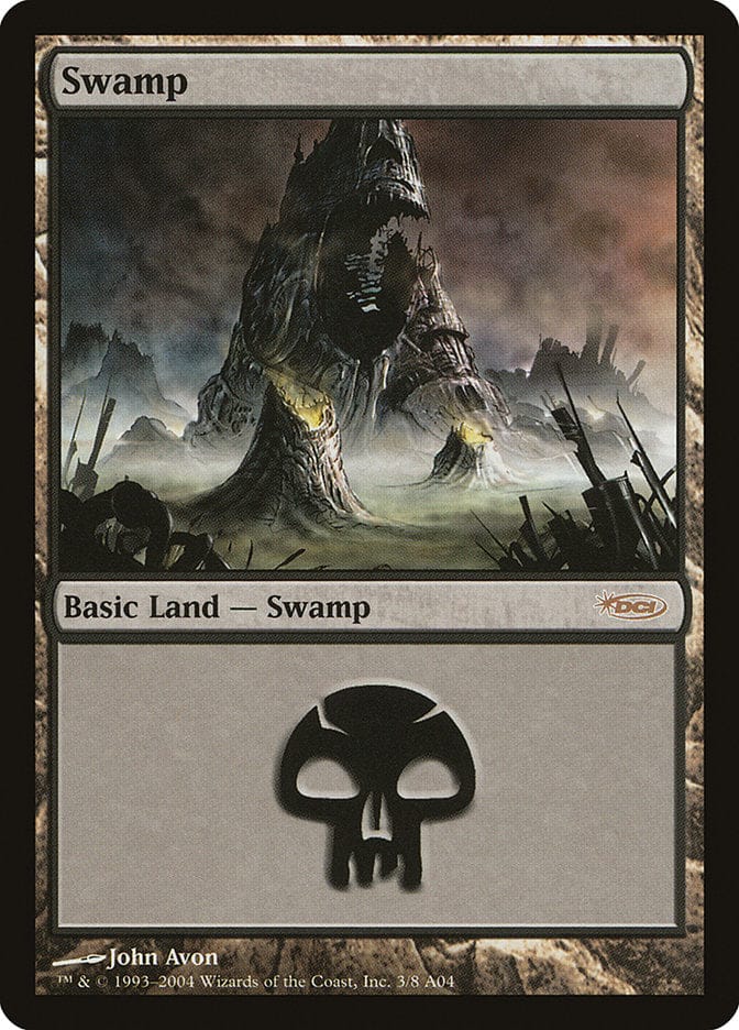 Swamp (3) [Arena League 2004] Magic: The Gathering