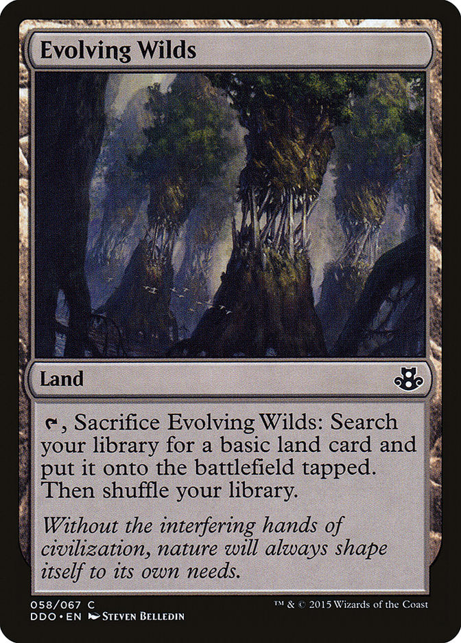 Evolving Wilds [Duel Decks: Elspeth vs. Kiora] Magic: The Gathering