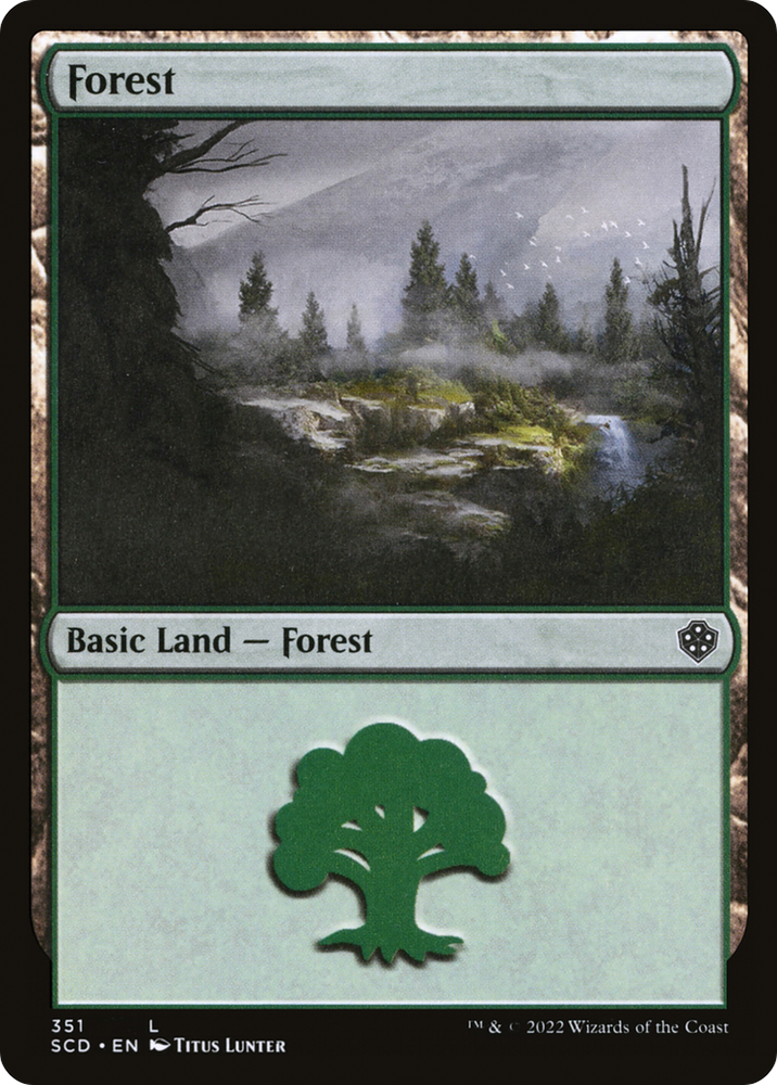 Forest (351) [Starter Commander Decks] Magic: The Gathering