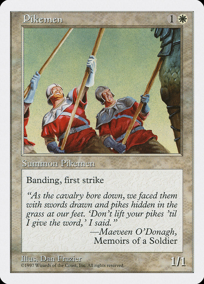 Pikemen [Fifth Edition] Magic: The Gathering