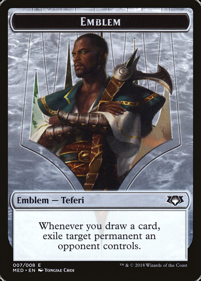 Teferi, Hero of Dominaria Emblem [Mythic Edition Tokens] Magic: The Gathering
