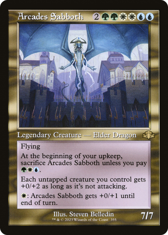 Arcades Sabboth (Retro) [Dominaria Remastered] Magic: The Gathering