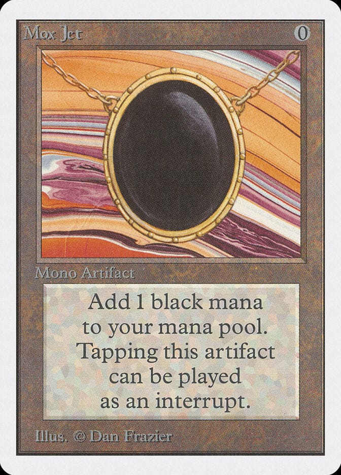 Mox Jet [Unlimited Edition] Magic: The Gathering