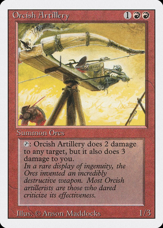 Orcish Artillery [Revised Edition] Magic: The Gathering