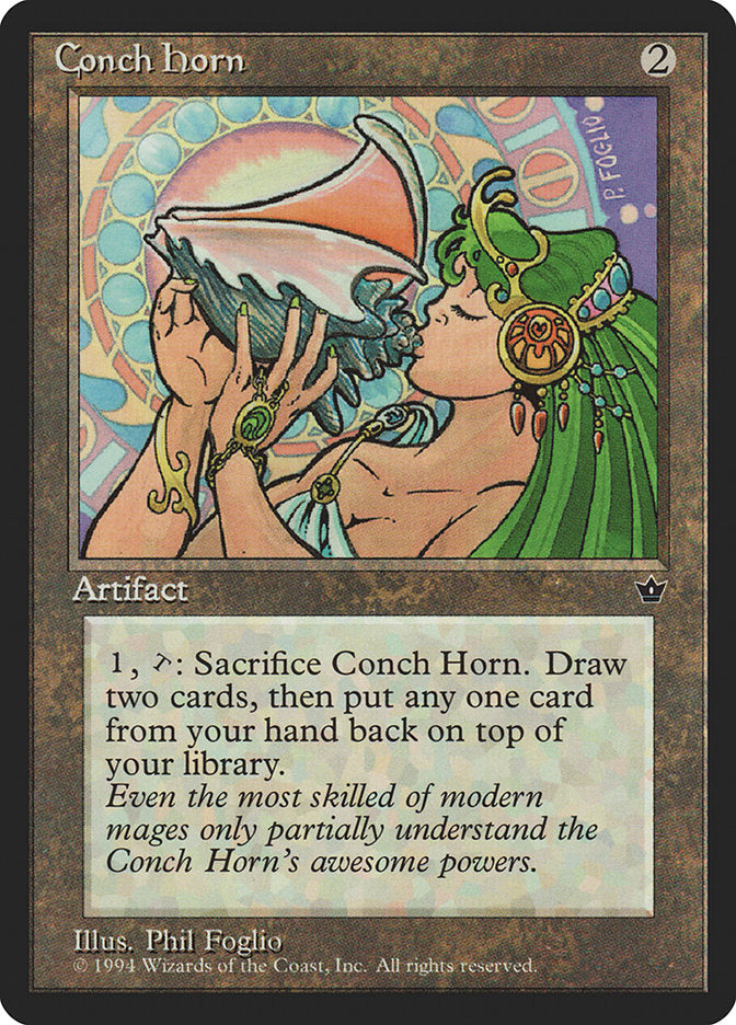 Conch Horn [Fallen Empires] Magic: The Gathering