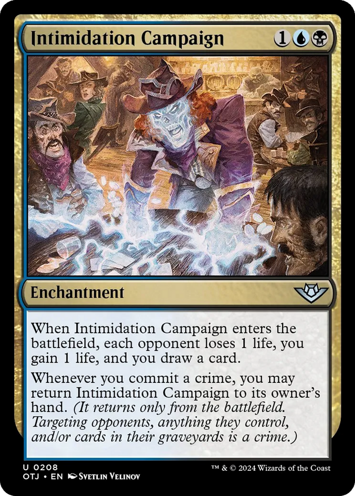 Intimidation Campaign [Outlaws of Thunder Junction] Magic: The Gathering