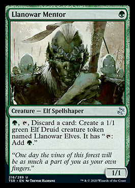 Llanowar Mentor [Time Spiral Remastered] Magic: The Gathering